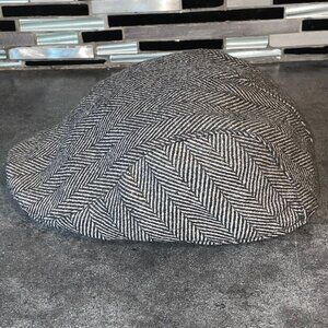 The Original Boston Scally Cap - The Original Newsboy X-Large Grey Herringbone